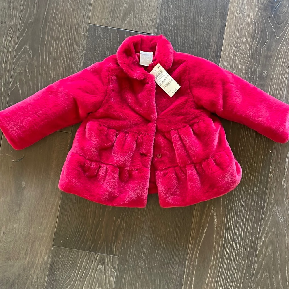 So soft puffy red jacket